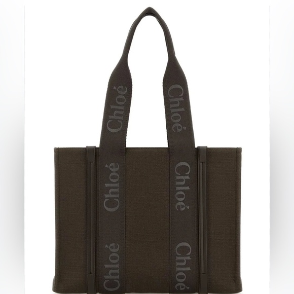 Chloè Medium Tote Bag in Kohl Brown - Picture 1 of 14